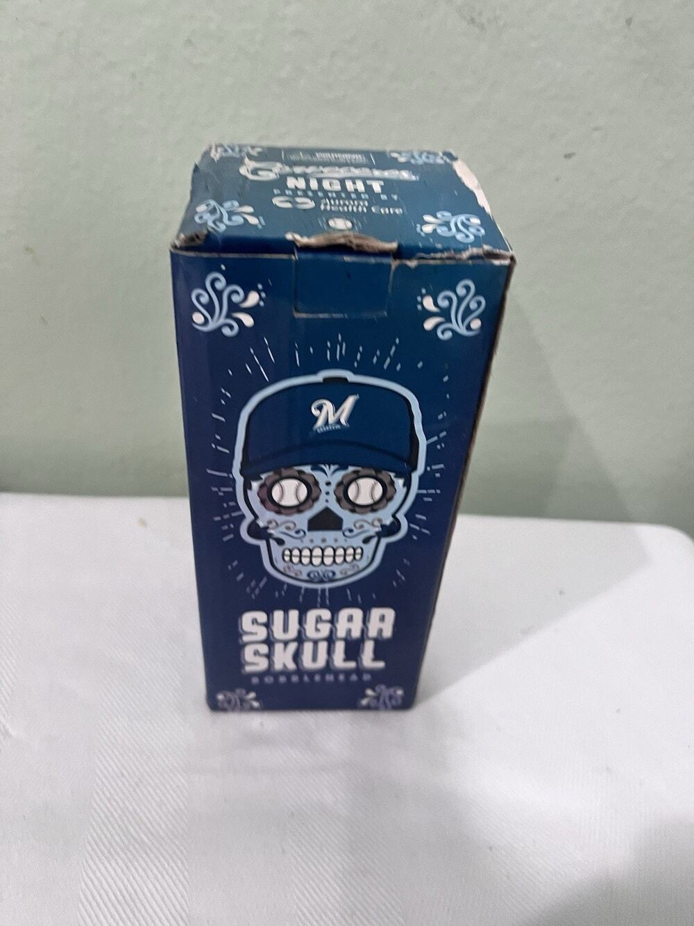 2019 Sugar Skull Craneo Bobblehead Milwaukee Brewers Cerveceros Night